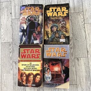Star Wars Book Lot 1994 Editions: Crystal Star; Courtship Princess; Truce.. PB